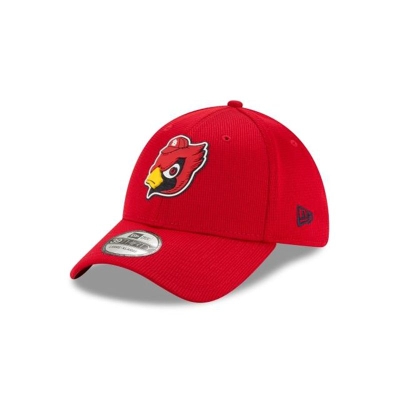 Red St. Louis Cardinals Hat - New Era MLB Clubhouse Collection 39THIRTY Stretch Fit Caps USA7408596